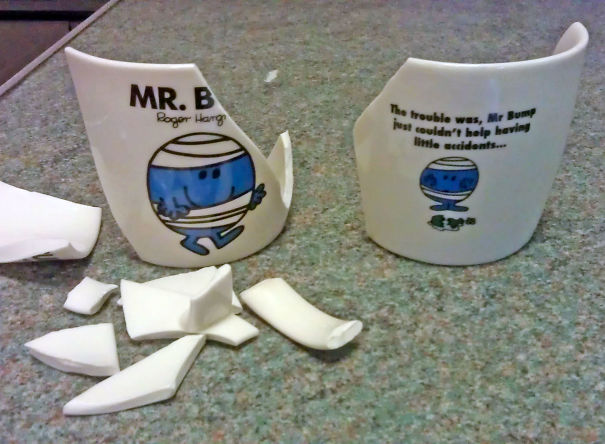 I Dropped My Mug At Work Today. Not Sure If It's Irony Or Inevitability