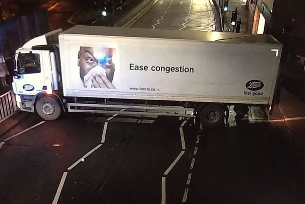 More Unfortunately This Lorry Is Doing Anything, But...