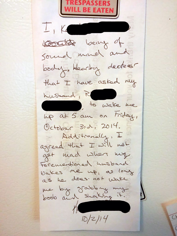 My Wife Is Not A Morning Person But She Had A Big Project At Work Today And Wanted To Go In Early