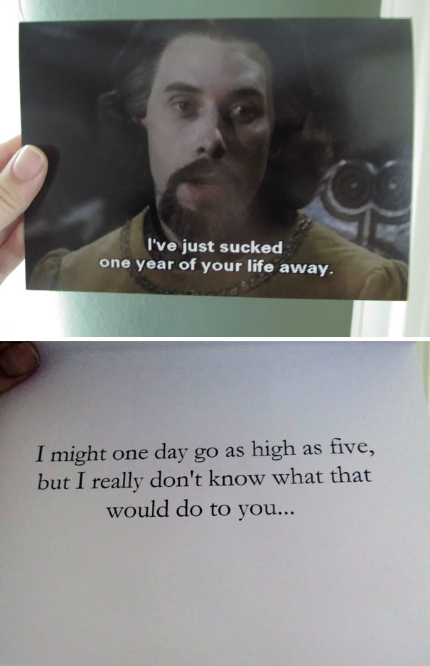 This Was The Card I Got My Husband For Our Anniversary. What Can I Say? I'm Sentimental