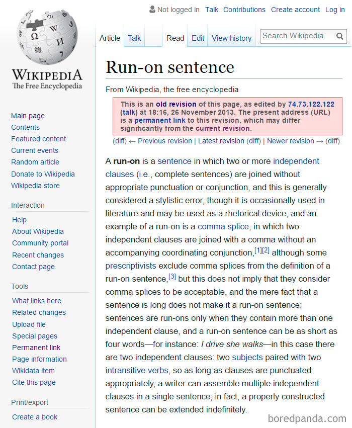 Funny Wikipedia Edits
