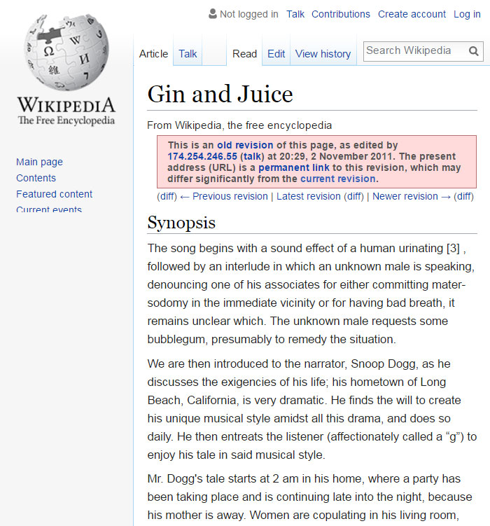 Funny Wikipedia Edits