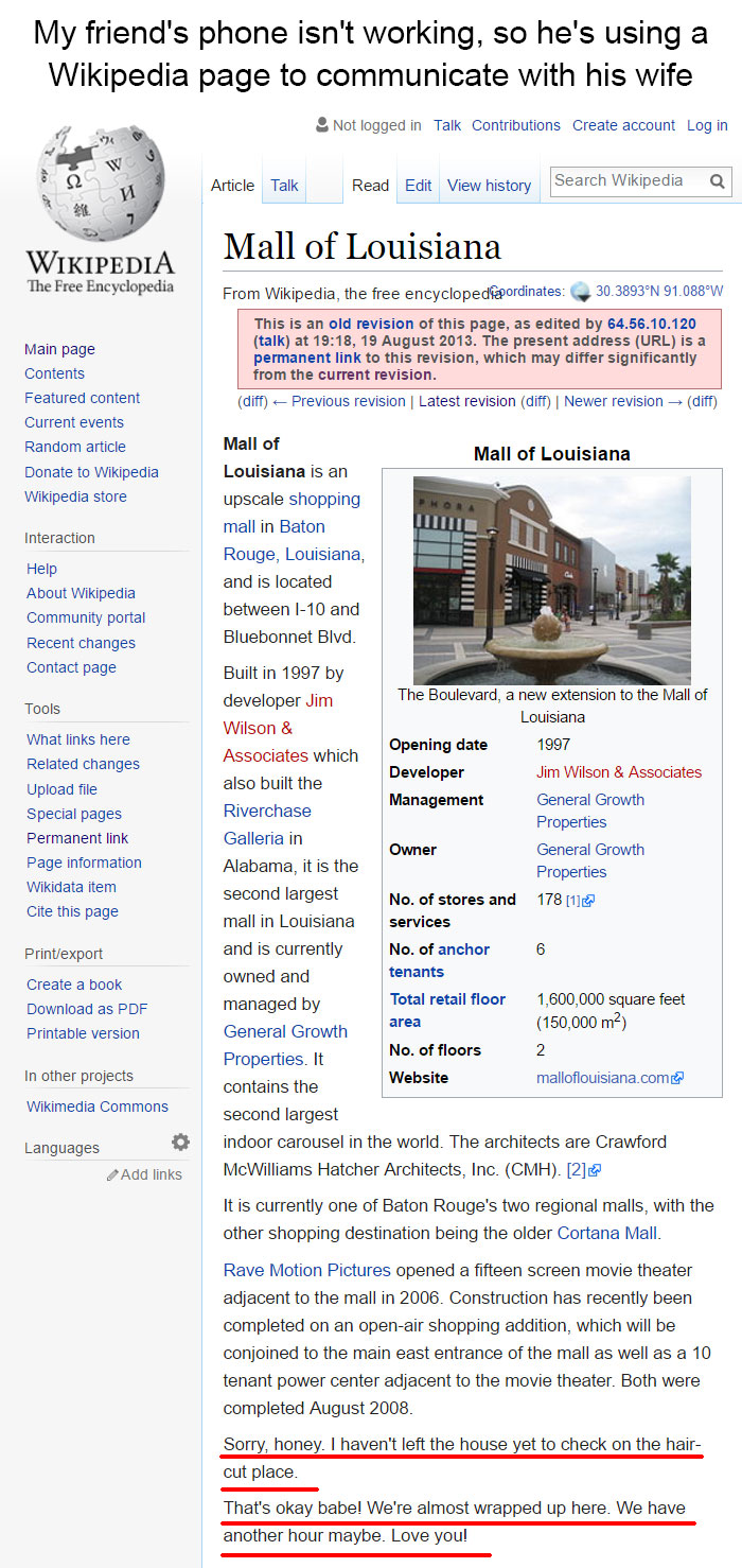 Funny Wikipedia Edits