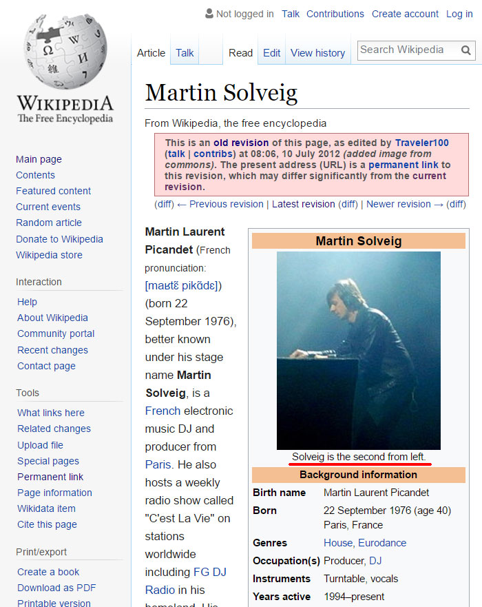 Funny Wikipedia Edits