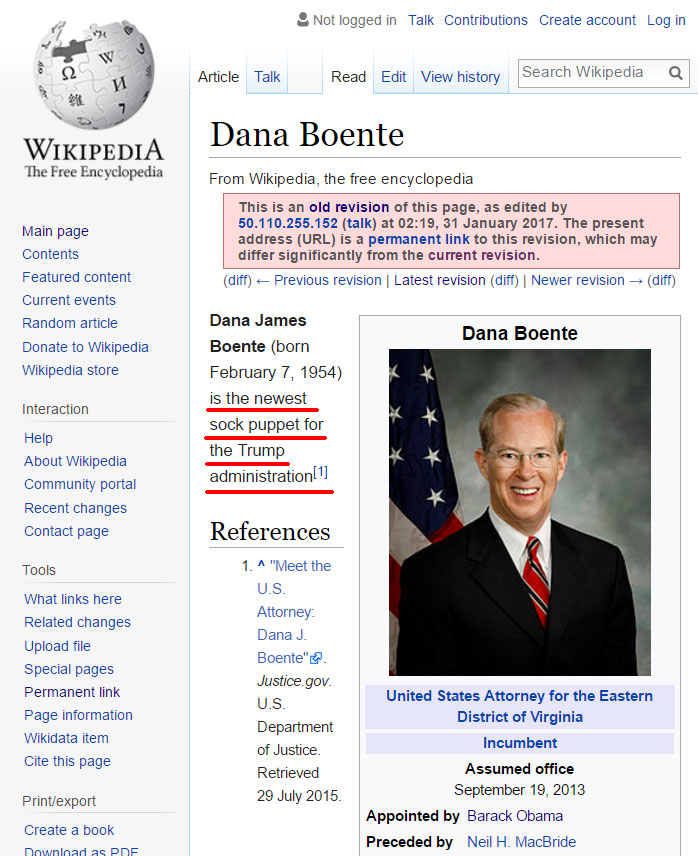 Funny Wikipedia Edits