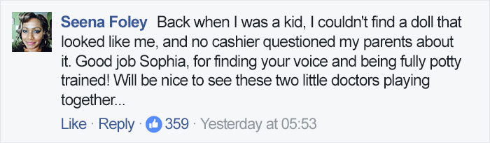 After Cashier Asks 2-Year-Old Girl If She Wants Doll That Looks 'More Like Her,' Toddler Brilliantly Shuts Her Down