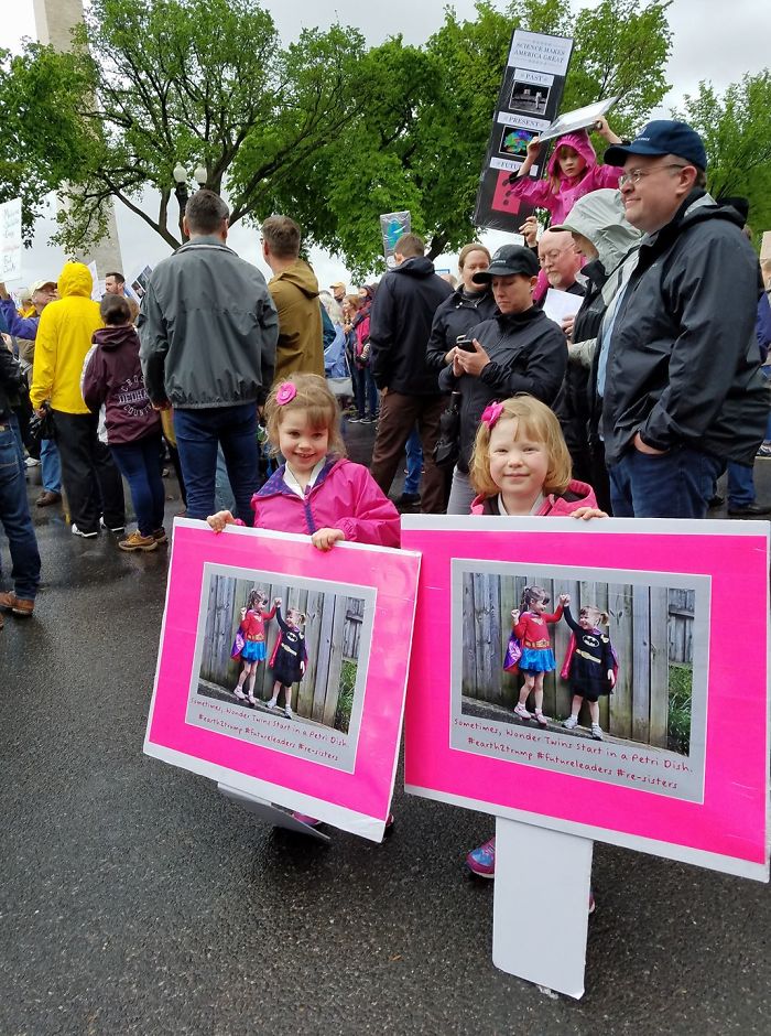 Some Wonder Twins Start In Petri Dishes. #re-sisters