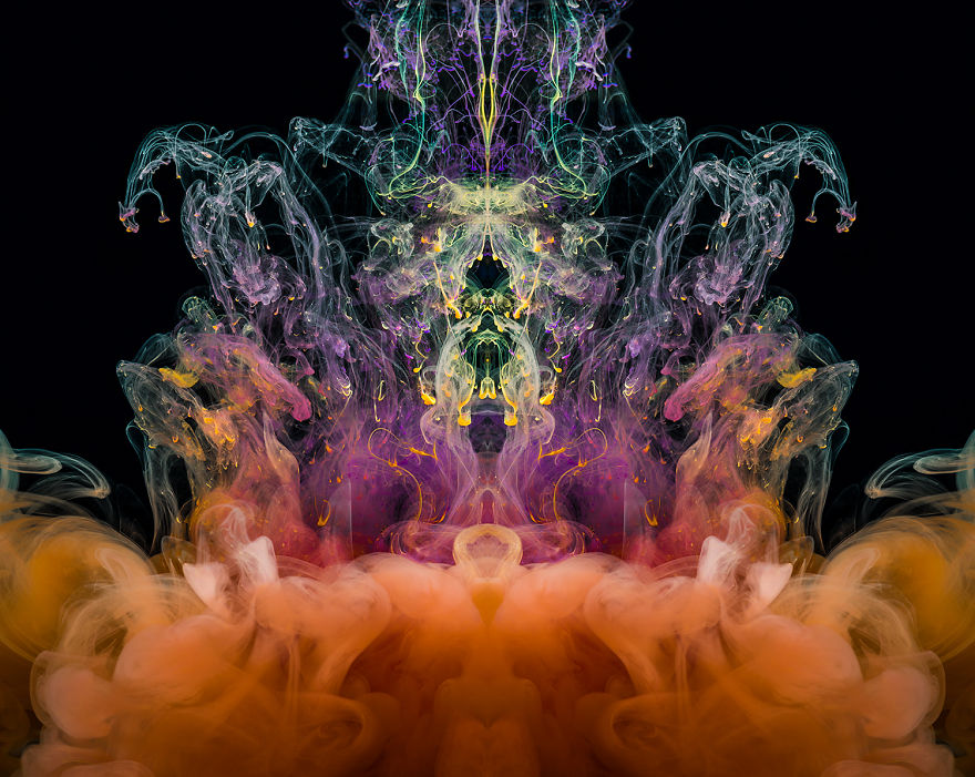 I Used Inks, Dyes, And Paints In Water To Create Surreal Images