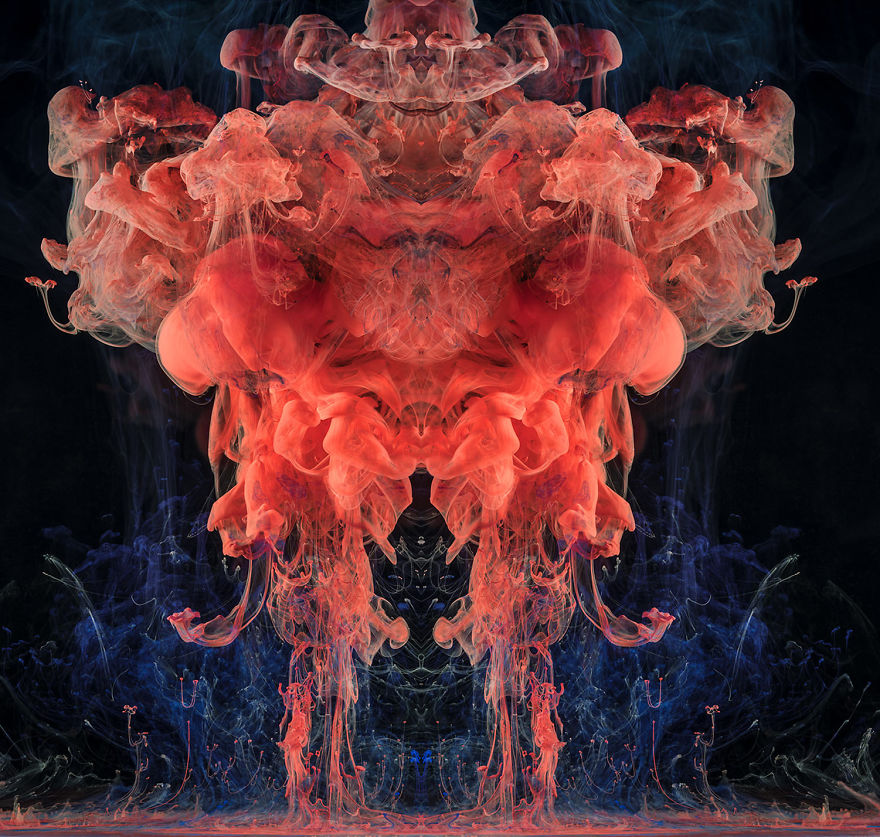 I Used Inks, Dyes, And Paints In Water To Create Surreal Images