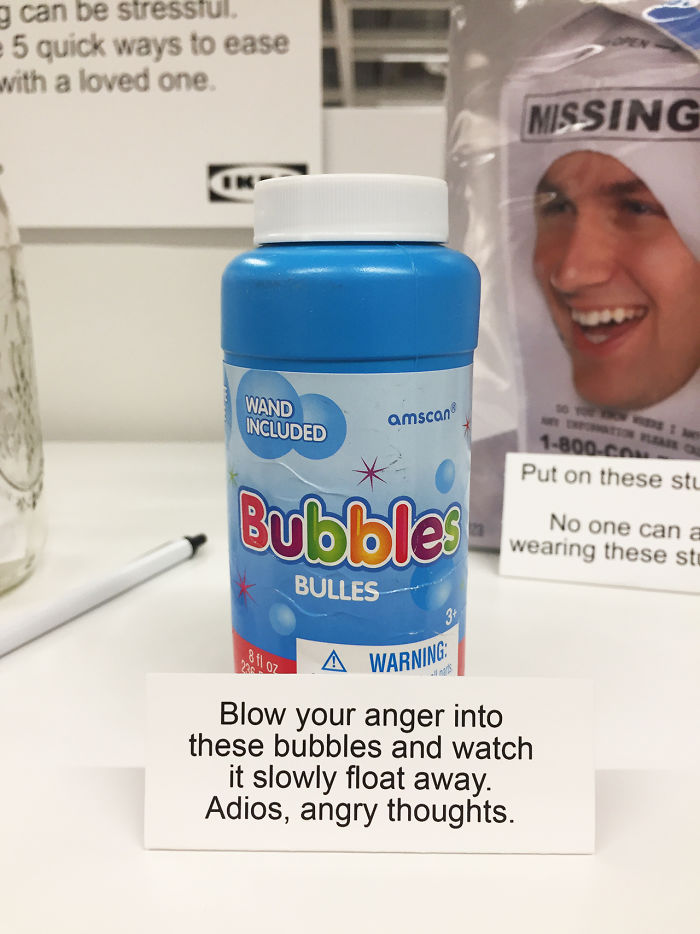 Guy Hilariously Trolls IKEA By Installing A Fake "Relationship Saving Station", And It Might Just Save Your Marriage