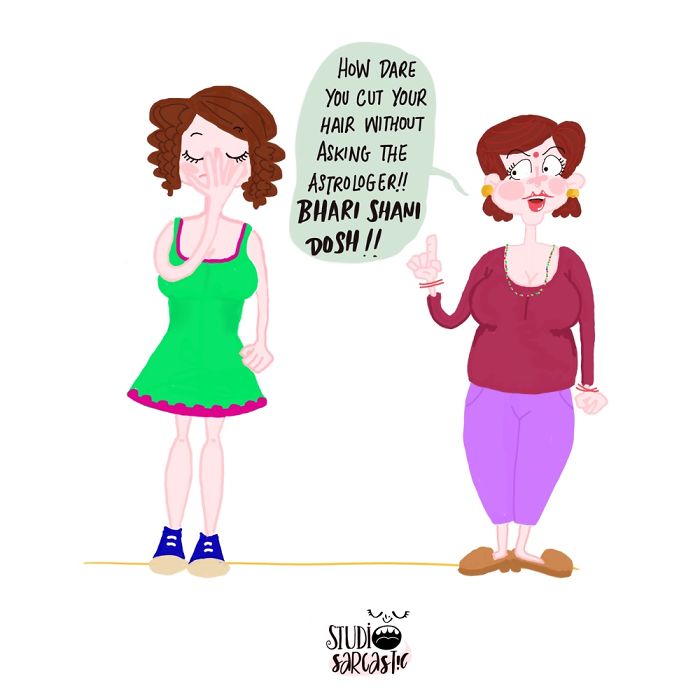 I Illustrate Conversations With My Mom, To Show How It Is To Be An Adult Woman In South Asia I Illustrate Conversations With My Mom, To Show How It Is To Be An Adult Woman In South Asia
