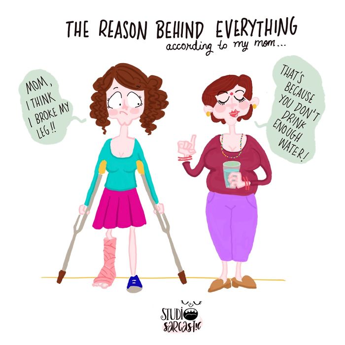 I Illustrate Conversations With My Mom, To Show How It Is To Be An Adult Woman In South Asia I Illustrate Conversations With My Mom, To Show How It Is To Be An Adult Woman In South Asia