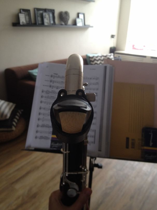 My Bassclarinet Looking At Me