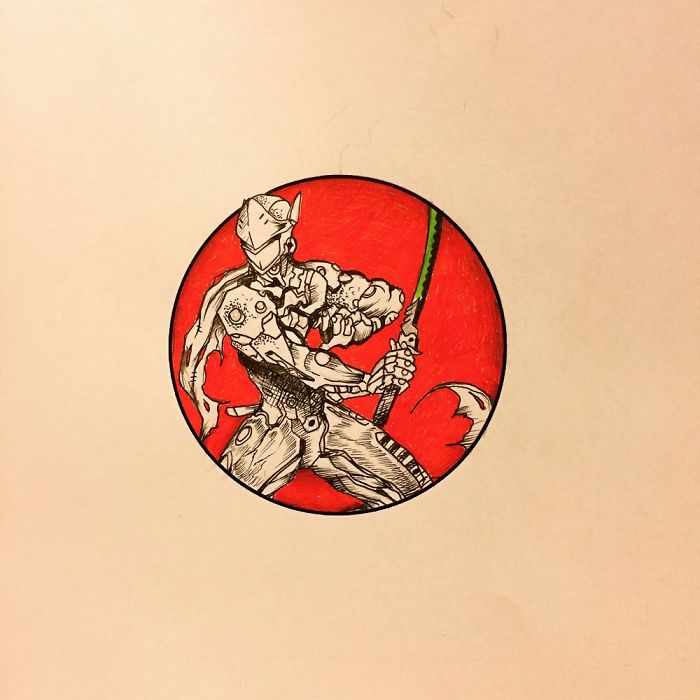 I Love Overwatch Characters And Draw Them