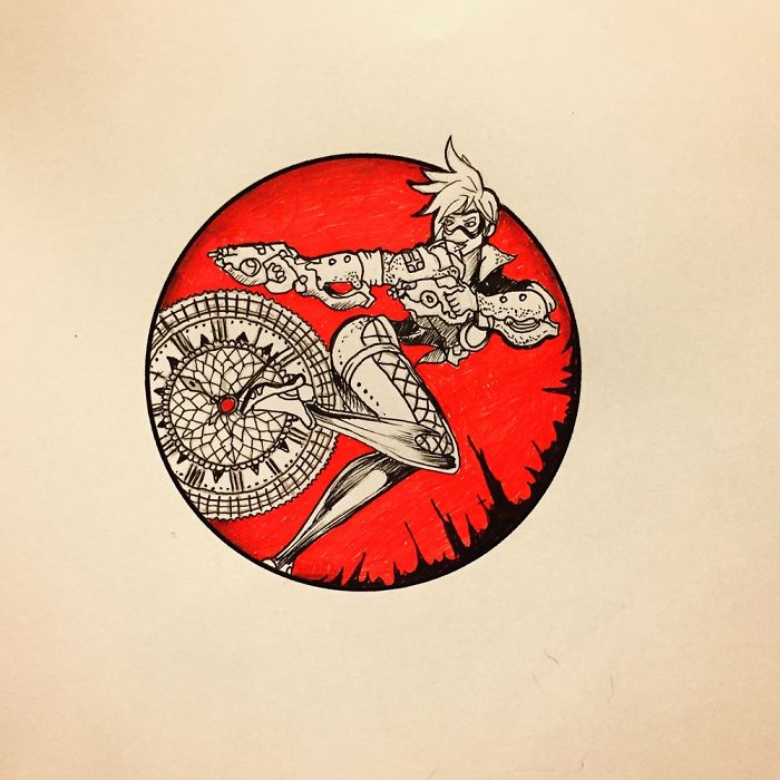 I Love Overwatch Characters And Draw Them