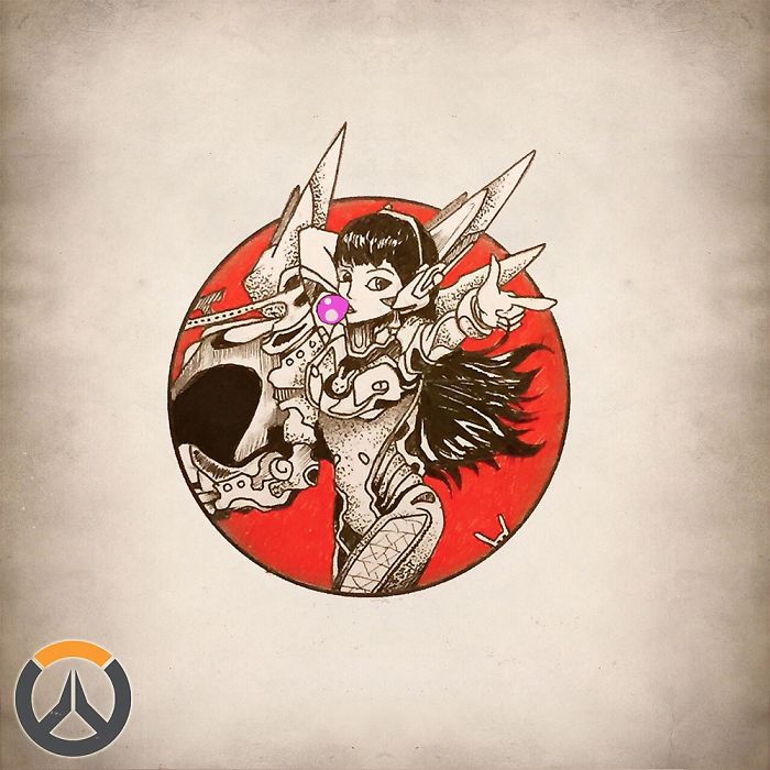 I Love Overwatch Characters And Draw Them