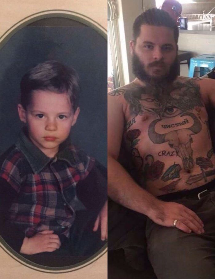 My Son Swapped His Plaid Shirt For A Tattoo Shirt
