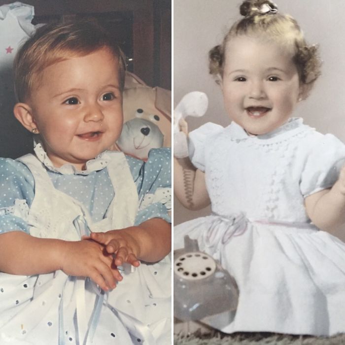 Mother And Daughter, Both They Say That They Turned One