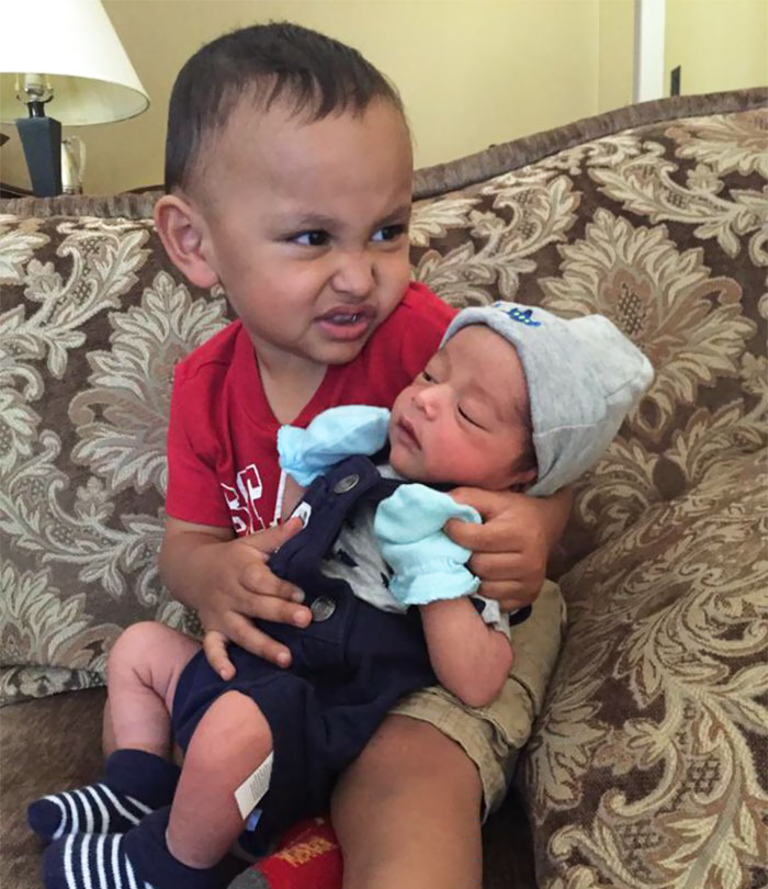 When You Realize That Your Not The Only Child Anymore