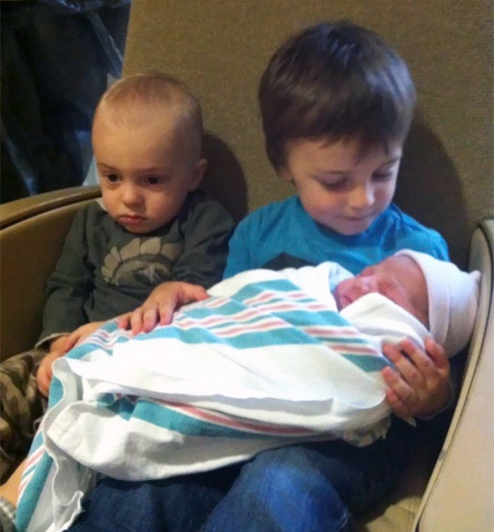 The Moment He Realized He Was Now The Middle Child