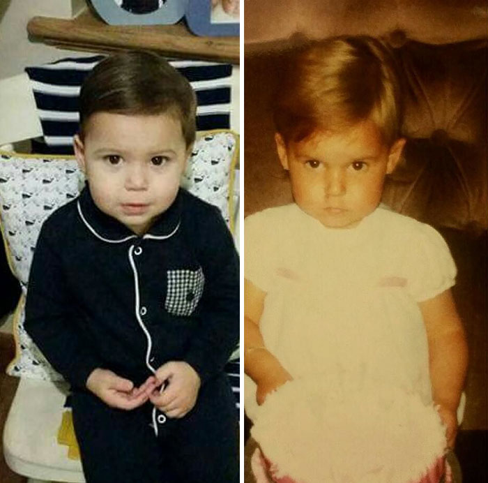 Mom And Son At The Same Age