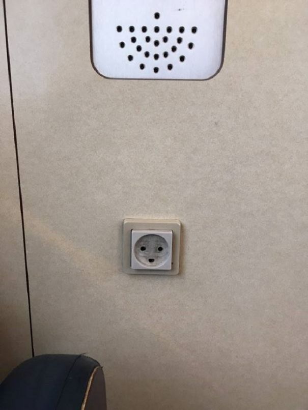 Wall Socket On A Train