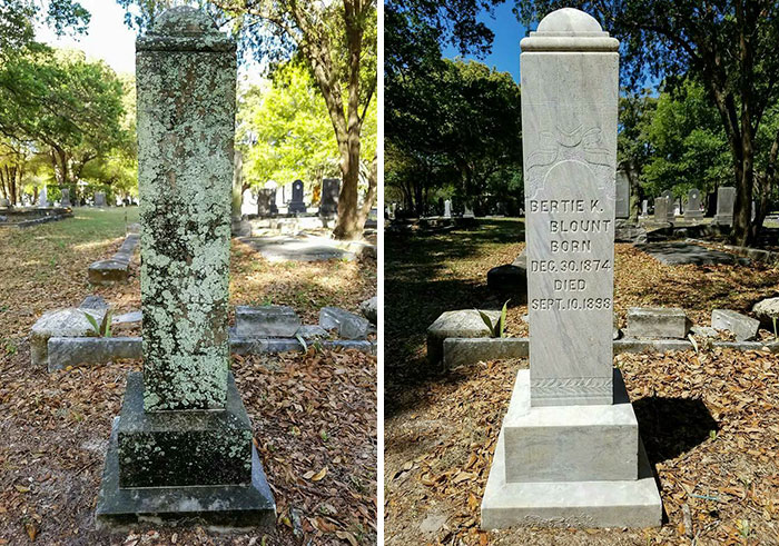 Man Spends His One Day Off Cleaning Forgotten Veterans' Tombstones, And Here Are The Results Man Spends His One Day Off Cleaning Forgotten Veterans' Tombstones, And Here Are The Results