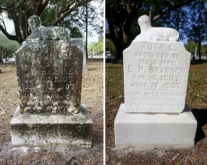 Man Spends His One Day Off Cleaning Forgotten Veterans' Tombstones, And Here Are The Results Man Spends His One Day Off Cleaning Forgotten Veterans' Tombstones, And Here Are The Results