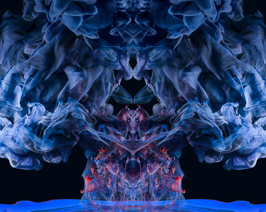 I Used Inks, Dyes, And Paints In Water To Create Surreal Images