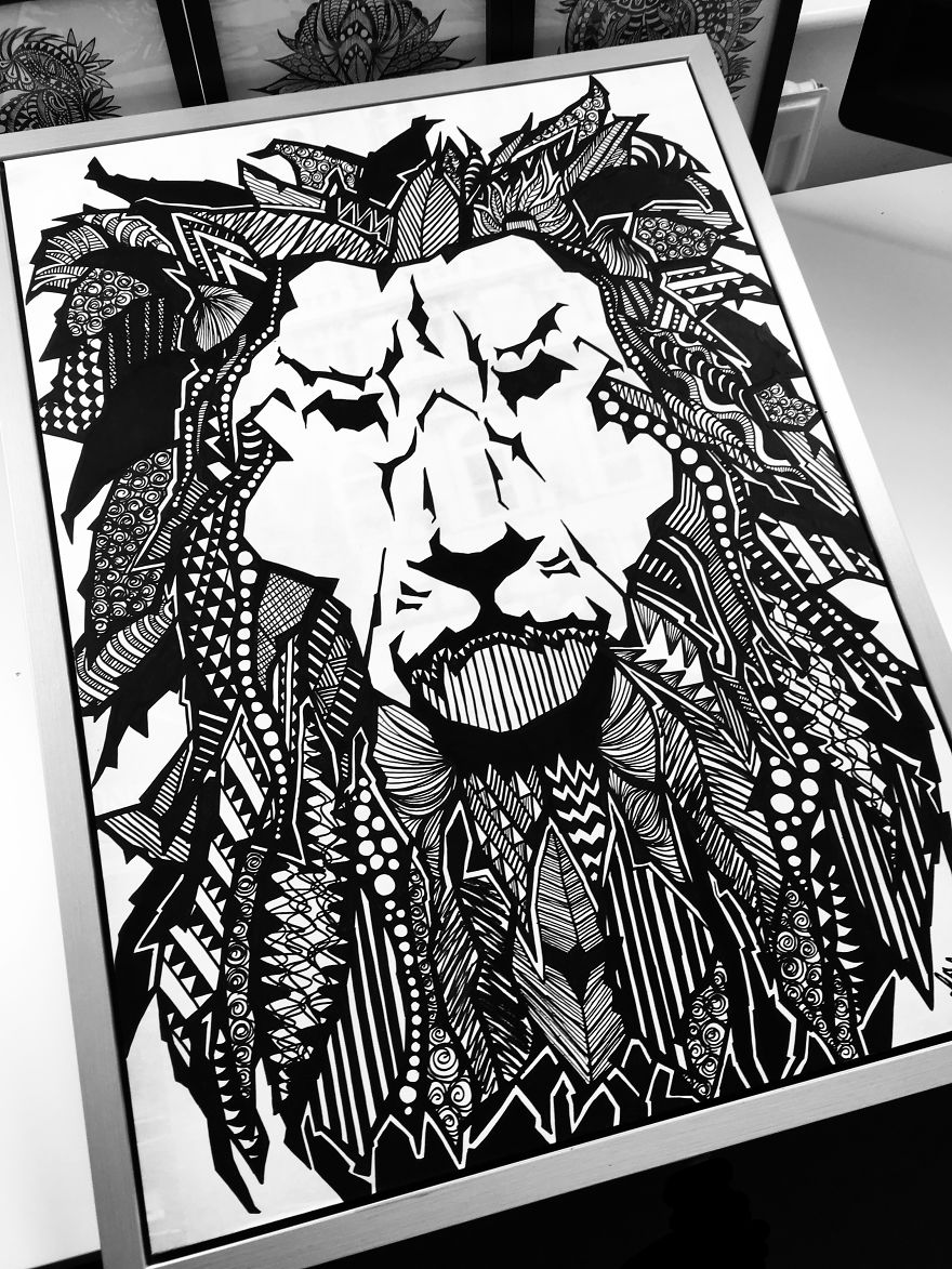 I Created Ariel The Beast Drawing That Took Me 5 Hours