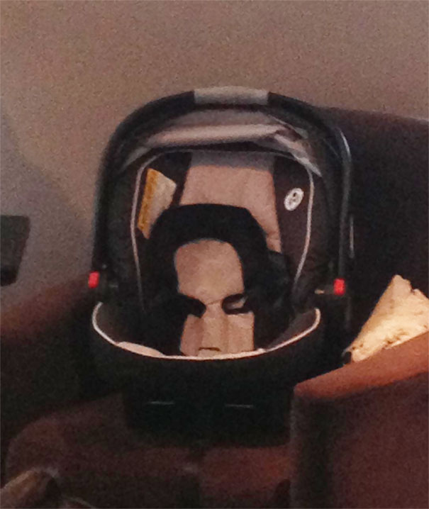 My Baby's Car Seat Looks Like Severus Snape