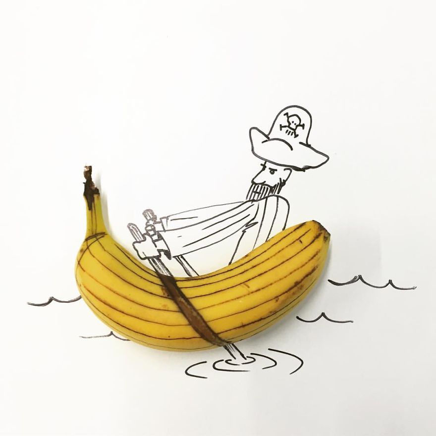 Yes, I Draw On Bananas