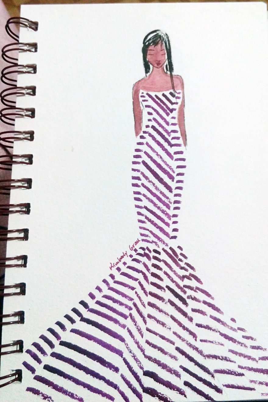 I Create Mini Paintings Featuring Patterns And Prints To Curb My Fear Of Them (Part 3) I Create Mini Paintings Featuring Patterns And Prints To Curb My Fear Of Them (Part 3)