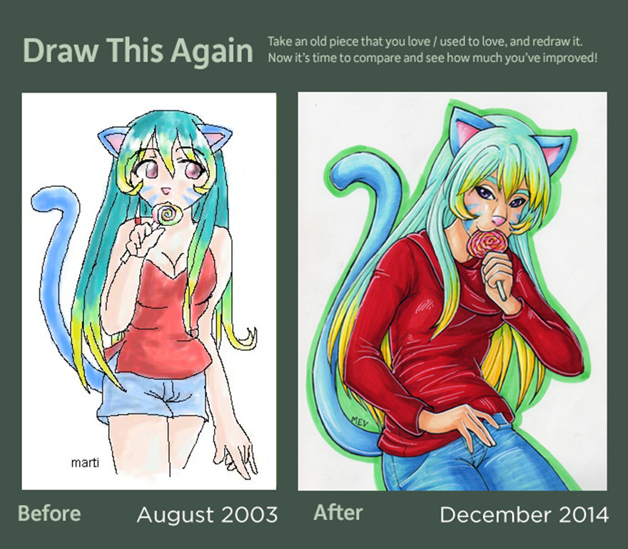 Original Character Redraw By Martha Vann