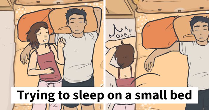 39 Comics About Couple Everyday Life Show Happiness Is In The Little Things
