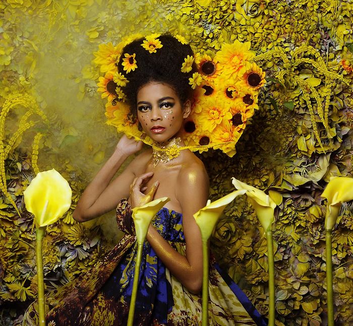 Photographer Creates Modern Day Images Inspired By Gustav Klimt Paintings
