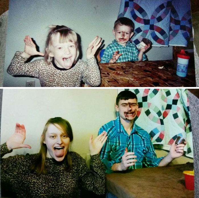 We Did Photo Recreations For My Mom