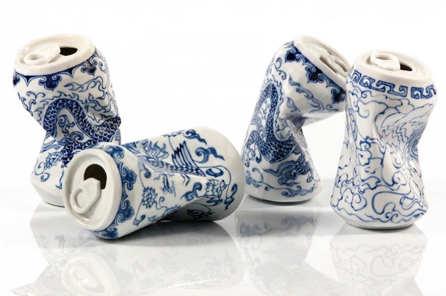 smashed-cans-sculptures-drinking-tea-lei-xue-3 smashed-cans-sculptures-drinking-tea-lei-xue-3