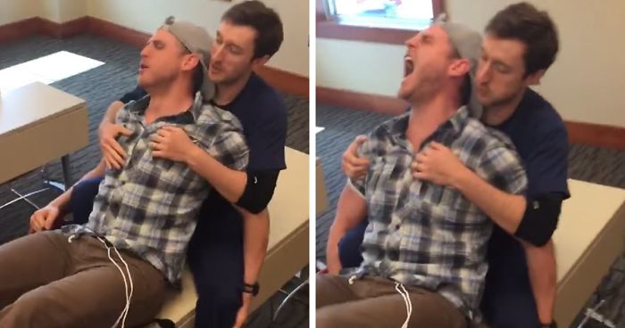 Guy Tries Labour Pain Simulator, Regrets It Immediately