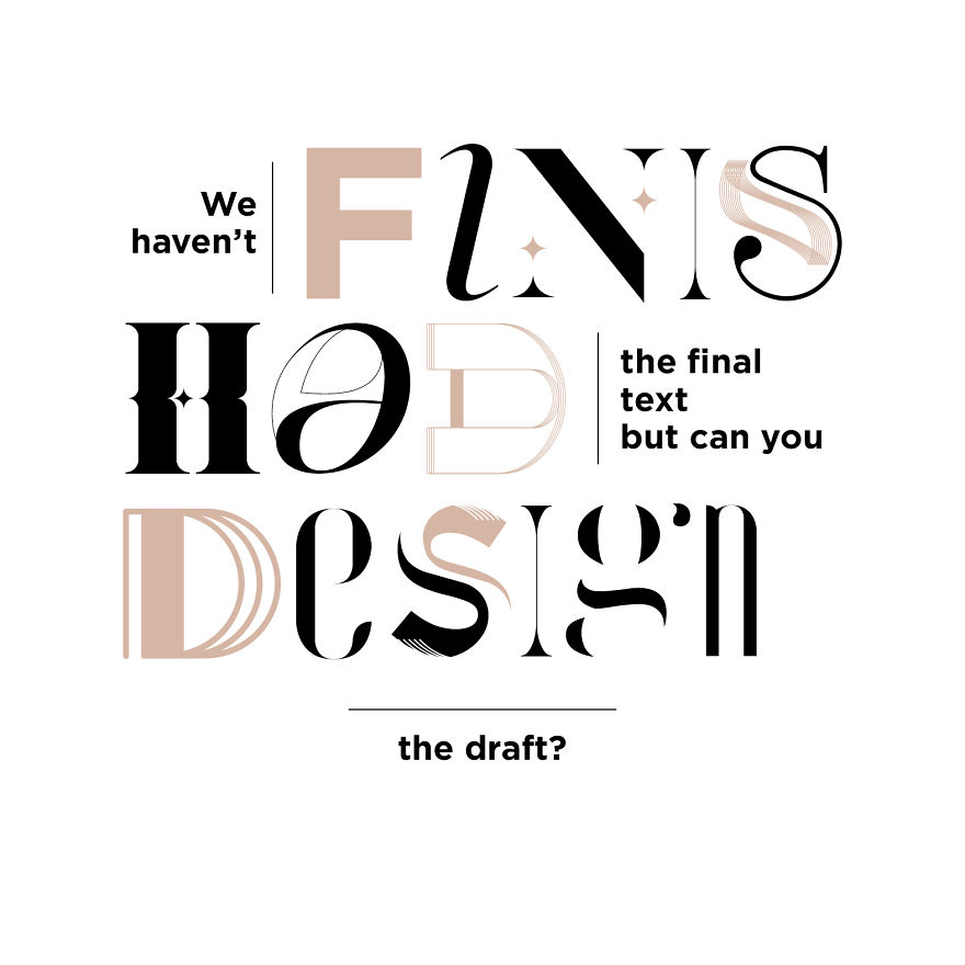 Most Common Designer Problems That I Illustrated Using Typography