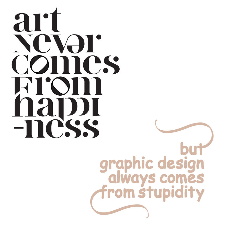 Most Common Designer Problems That I Illustrated Using Typography