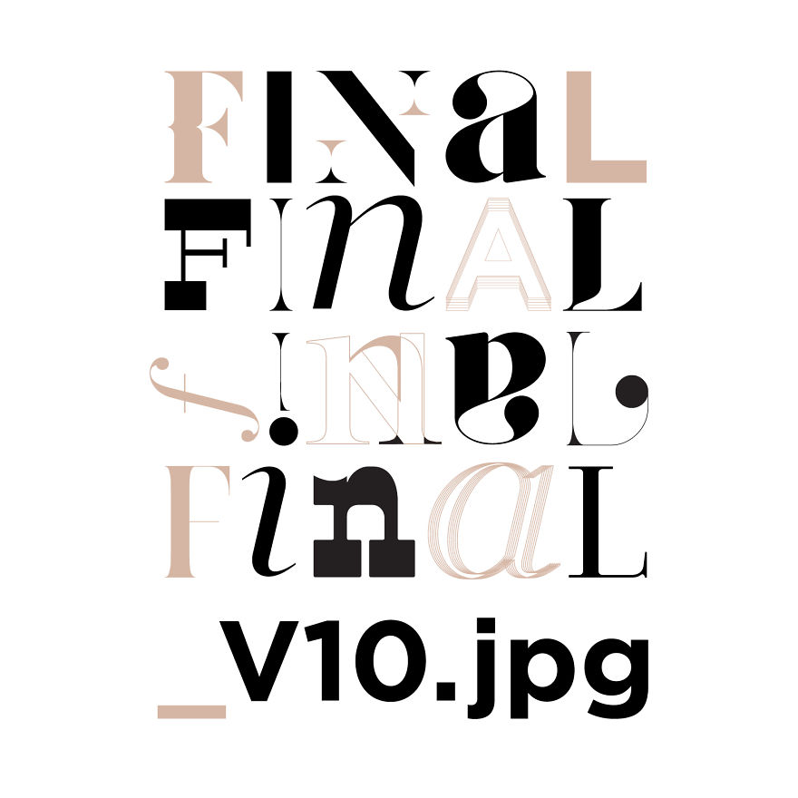 Most Common Designer Problems That I Illustrated Using Typography