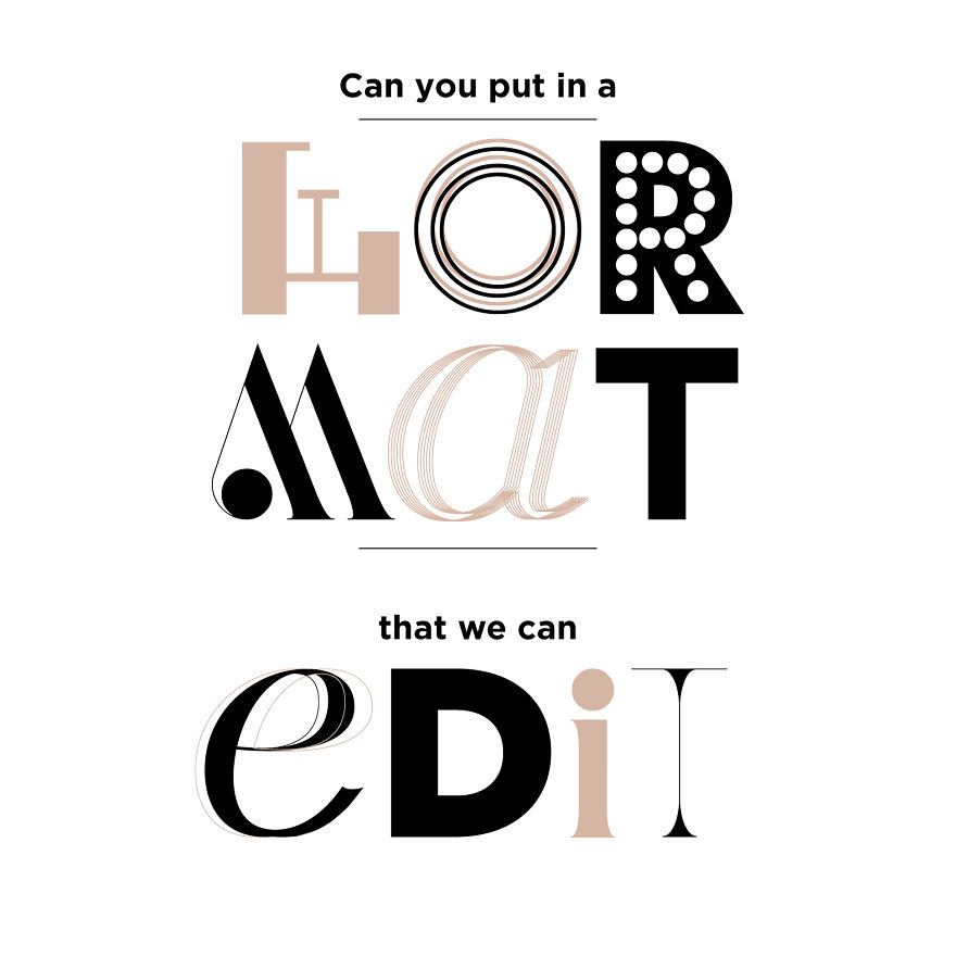 Most Common Designer Problems That I Illustrated Using Typography