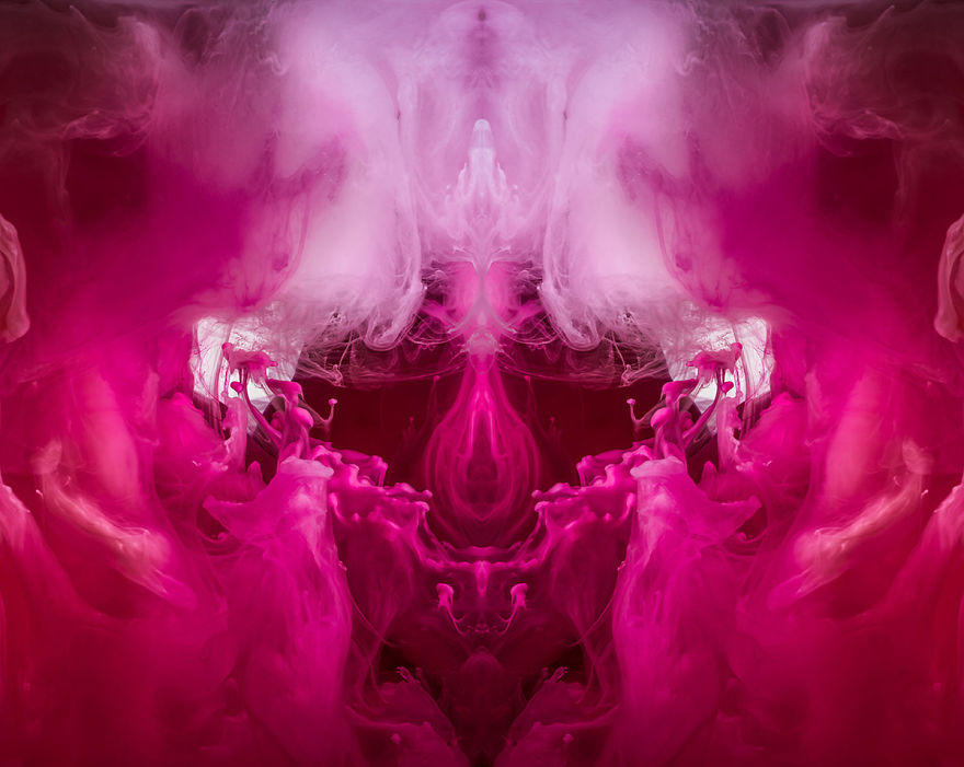 I Used Inks, Dyes, And Paints In Water To Create Surreal Images