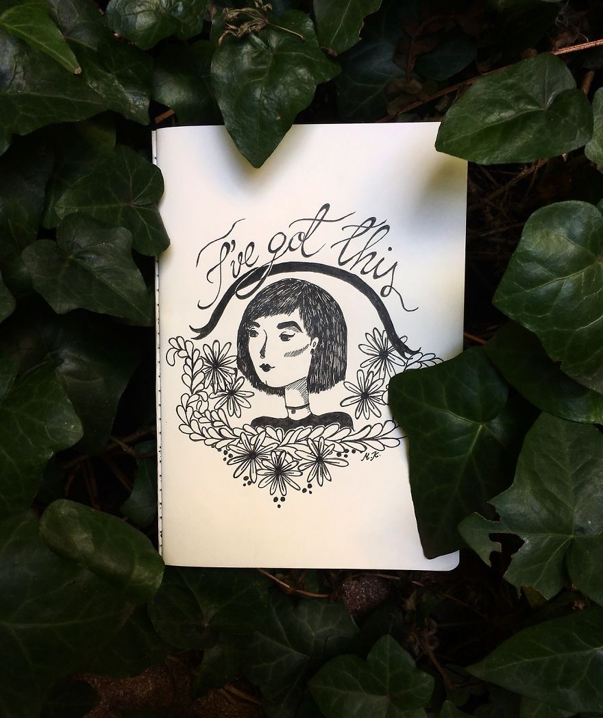 I've Found My Own Way And Style Of Drawing And I Love Every Pen Line And Brush Stroke