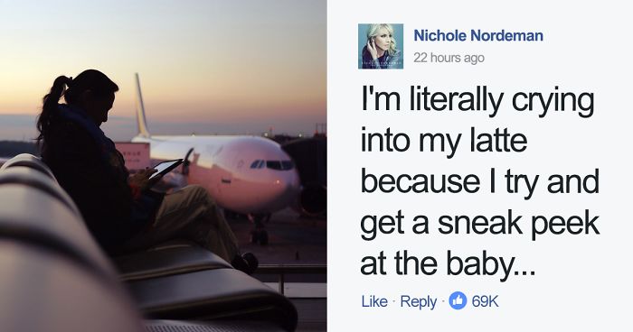 Woman Overhears The Purest Conversation Between Parents And Baby, Gets Shocked To See Who The Baby Is