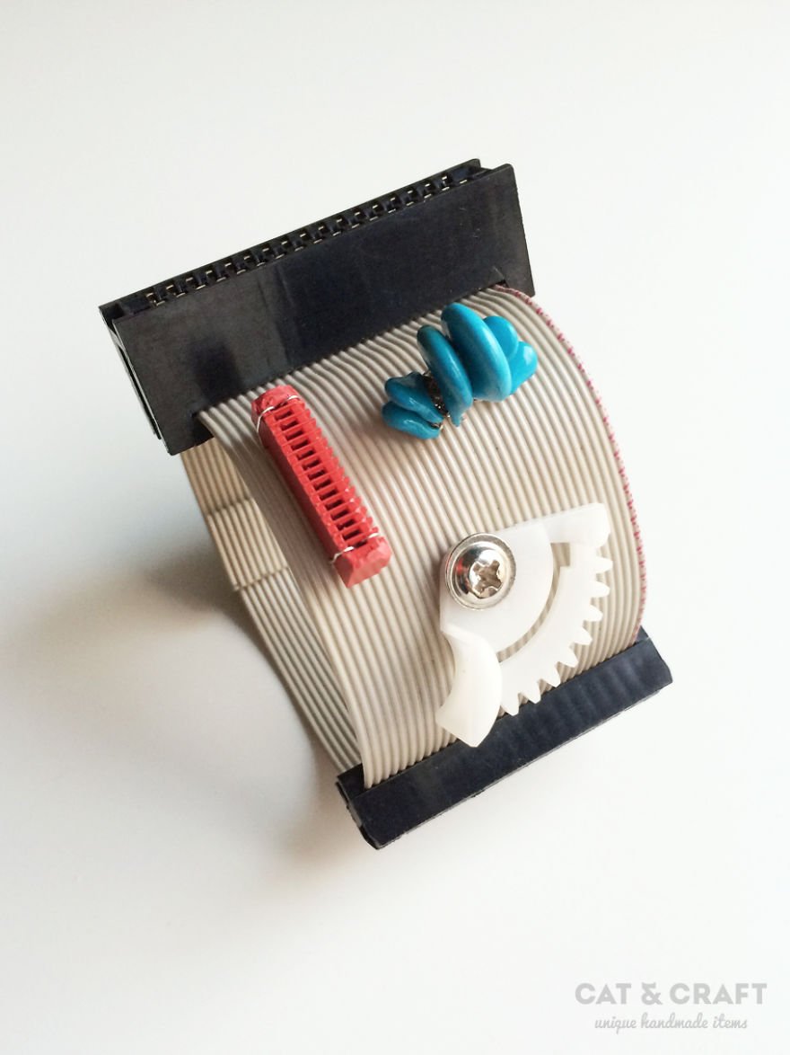 I Make Unique Geeky Jewelry Out Of Recycled Computers (10 Pics)