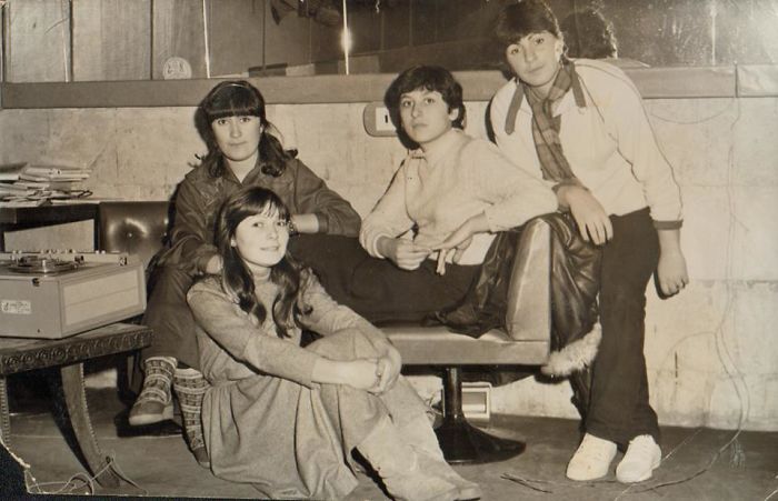 My Mom ( The One In The Front) With Her Friends, In The Dormitory Of Tsu (tbilisi State University), Georgia, 1980