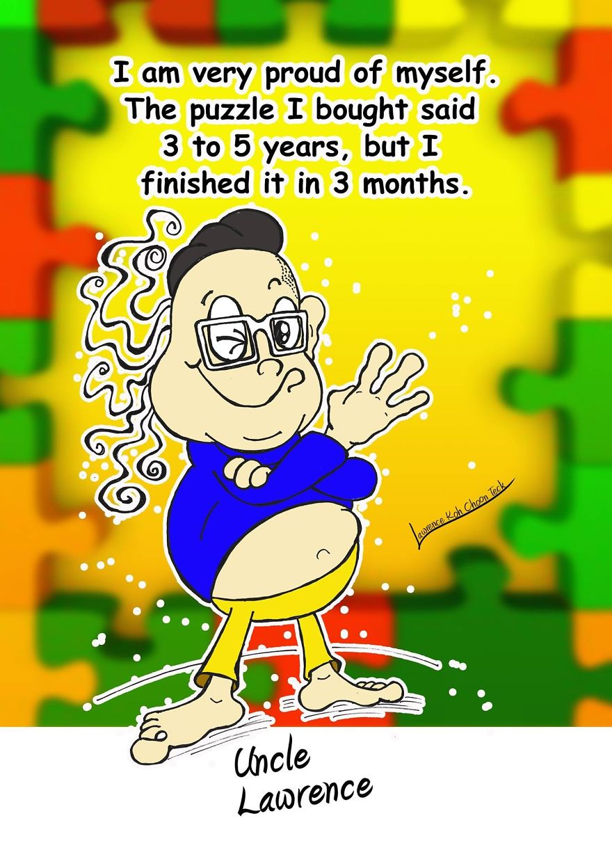 Completed A Family Comic Book "Uncle Lawrence" After 2 Years. Posted Most Of The Comics For Your Viewing Pleasure.