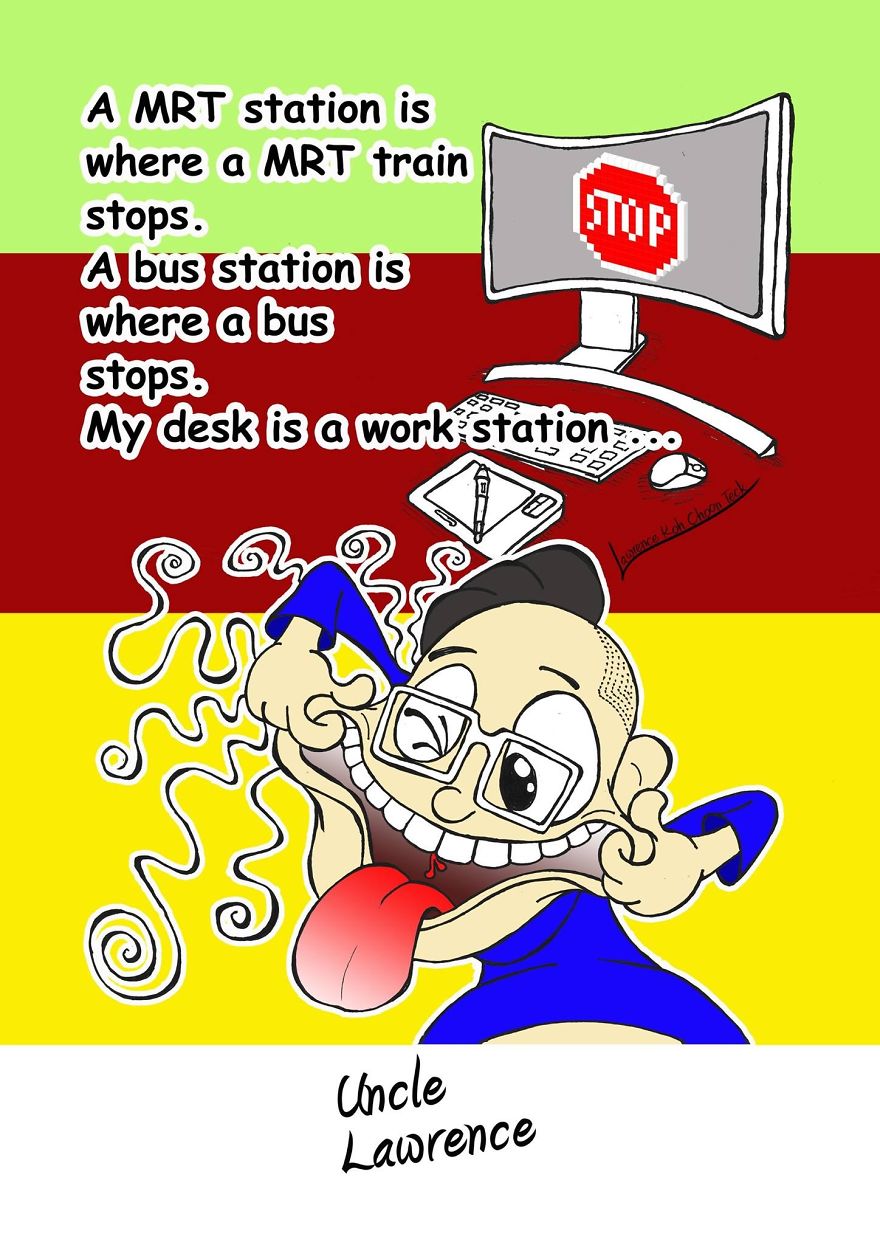 Completed A Family Comic Book "Uncle Lawrence" After 2 Years. Posted Most Of The Comics For Your Viewing Pleasure.